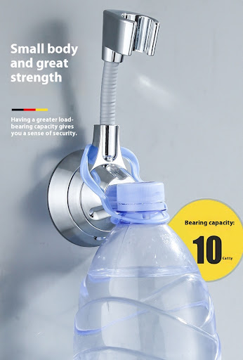 Title 2, Universal Adjustable Shower Head Bracket Tracel...