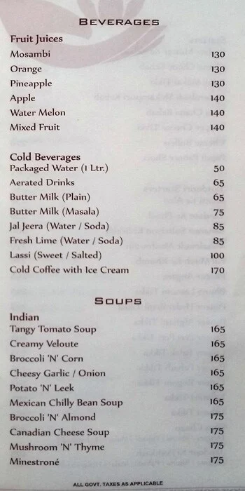 Prasad Food Divine menu 