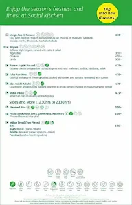 Social Kitchen - Holiday Inn menu 5