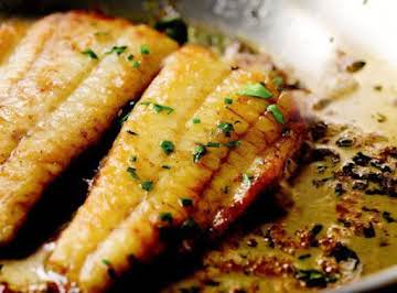 Flounder with Lemon-Butter Sauce from Leite's Culinaria