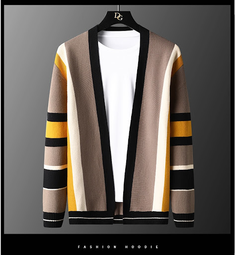 Title 5, Mens Cardigan Knitwear Simple Fashion Versatil...
