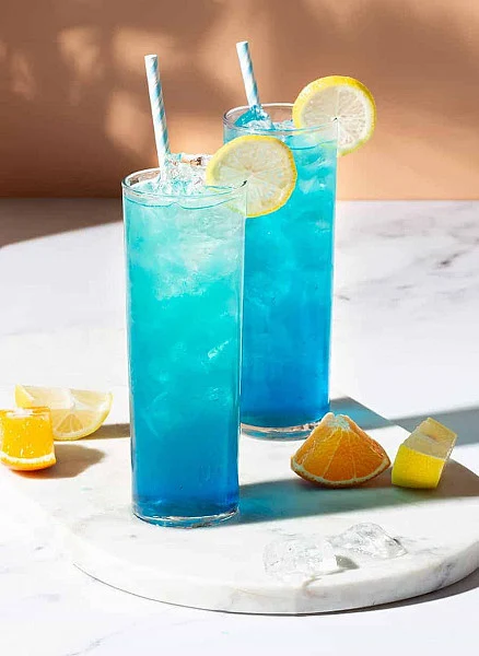 Cool Blue Mocktails