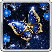 Blue Butterfly Live Wallpaper  Icon