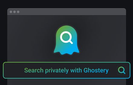 Ghostery Private Search for Chrome small promo image