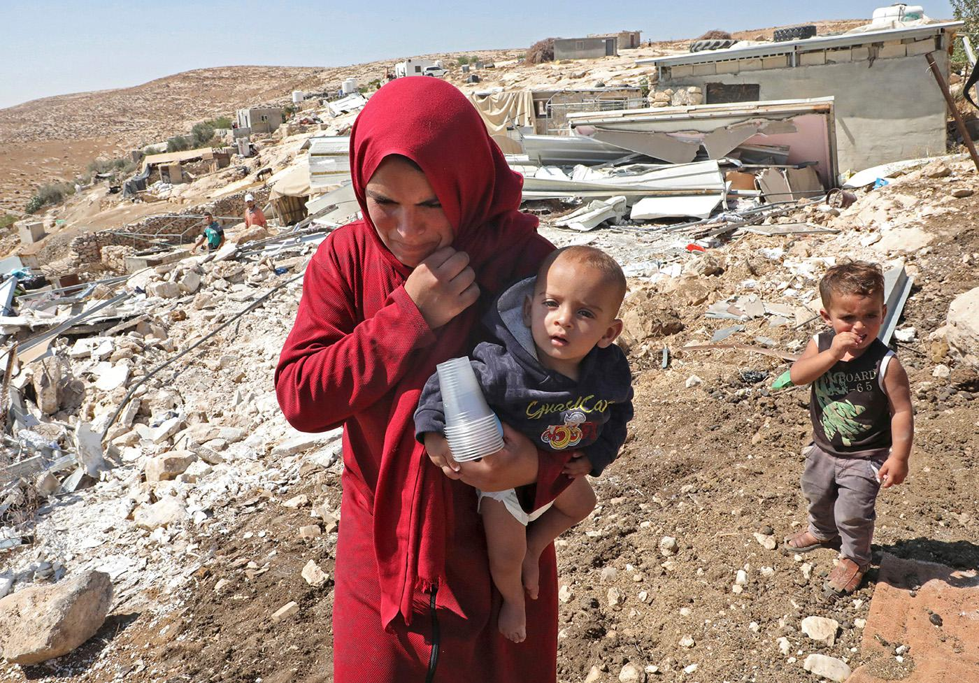 israeli woman's house destroyed