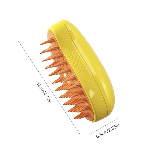 Cat Steam Brush Electric Spray Water Spray Kitten Pet Comb Soft Silicone Depilation Cats Bath Hair Brush Grooming Suppli