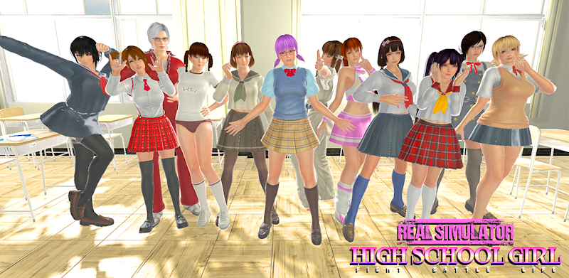 Real Simulator High School Girl Fight Battle Life