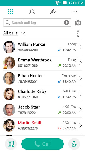 Screenshot ZenUI Dialer & Contacts