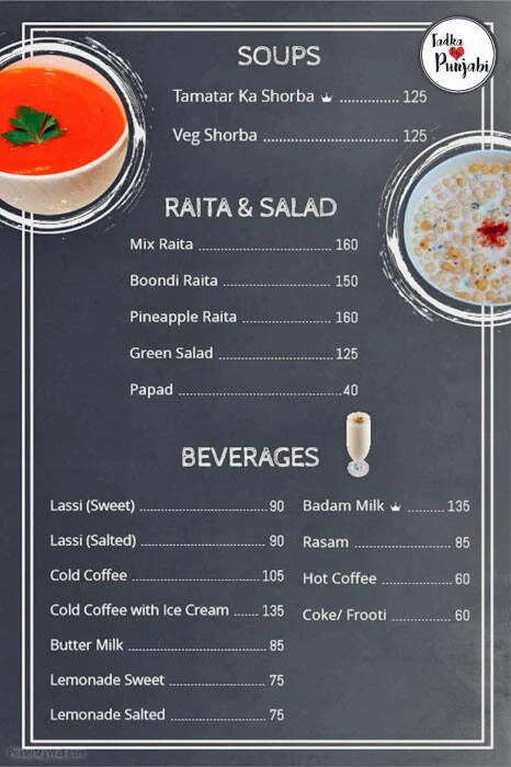 Tadka By Punjabi menu 