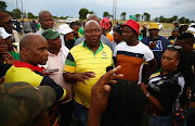 Free State MEC for police, roads and transport William Bulwane addressed members of the ANC after they allegedly clashed with the police outside Imvelo Safari Lodge in Mangaung.