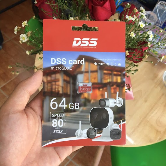 Thẻ Nhớ Micro Sd 64Gb Dss Chính Hãng Chuyên Dùng Camera - Bh 24 Tháng