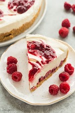 No Bake White Chocolate Raspberry Cheesecake was pinched from <a href="https://www.thereciperebel.com/no-bake-white-chocolate-raspberry-cheesecake-recipe/" target="_blank" rel="noopener">www.thereciperebel.com.</a>