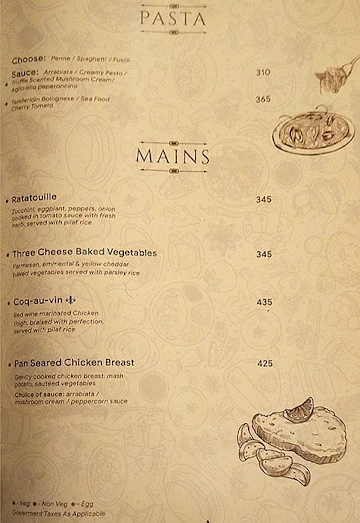 Cool n Cafe menu 