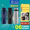 [Mã Lifemc11Sb Giảm 50K]Bình Giữ Nhiệt 800Ml Vacuum Bottle Có Khay Lọc Trà Và Dây Treo Lock&Lock Lhc6180 T2Cmall