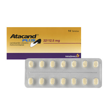 Atacand Plus Candesartan + Hidroclorotiazida 32mg/12.5mg Astrazeneca Caja x 14 Tabletas  