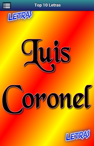 Letras Luis Coronel