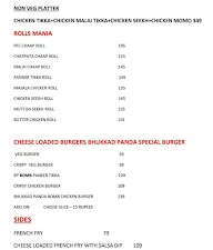 Bhukkad Panda menu 4