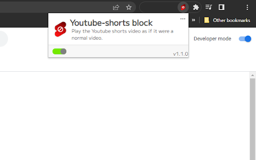 Youtube-shorts block