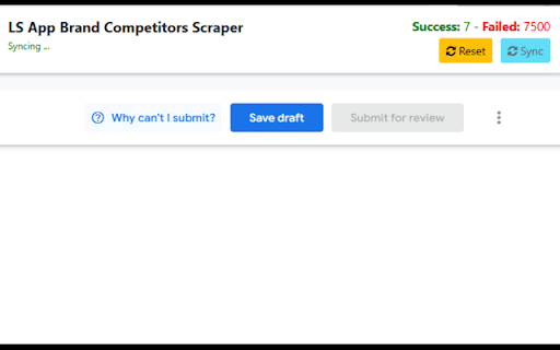 LS App Brand Competitors Scraper