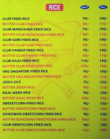 Sri Venkateshwara Fast Food menu 