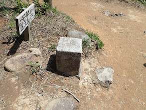 医王山の一等三角点