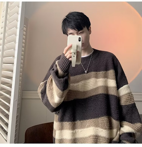 Title 1, Mens Winter Sweater Relaxed Slouchy Daywear fo...