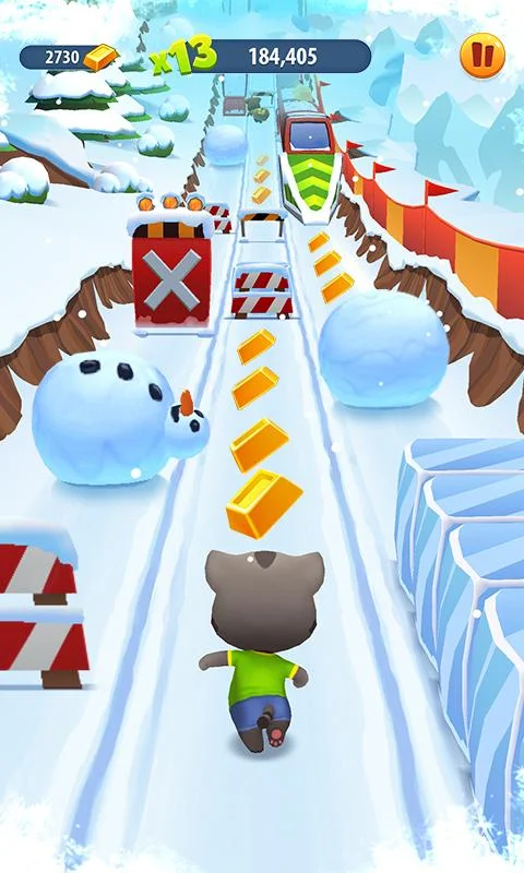   Talking Tom: Corrida do Ouro: captura de tela 