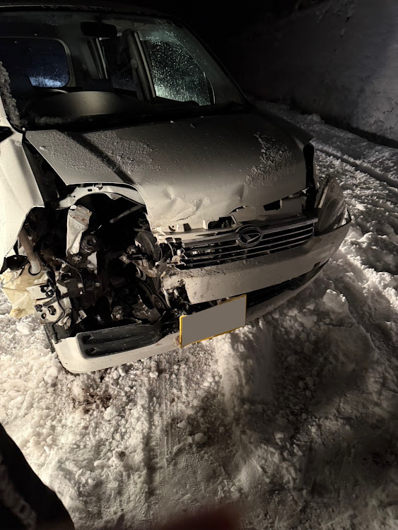 ミラジーノの雪山アタック・夏タイヤでは無理でしたw・廃車天国に関するカスタム事例の投稿画像2枚目