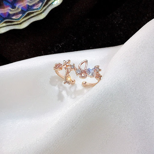 Title 6, Womens Zircon Opening Sweet Design Adjustable ...