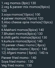 Lalaji Paratha & Momo's menu 1