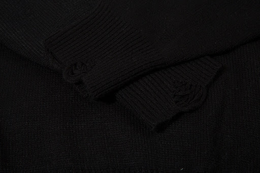 Title 3, High Street Design Ribbon Woven Letter Sweater....