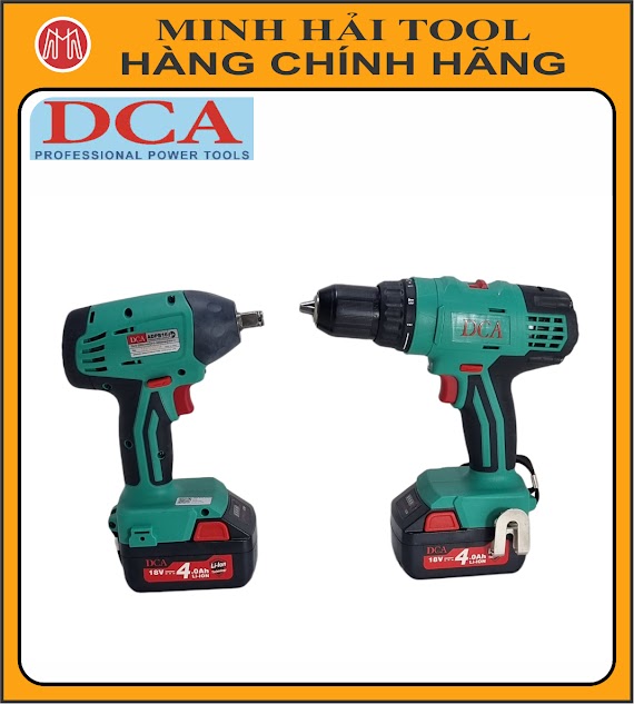 Combo Máy Khoan Búa & Máy Siết Bulong Pin 18V Dca Adkit05E