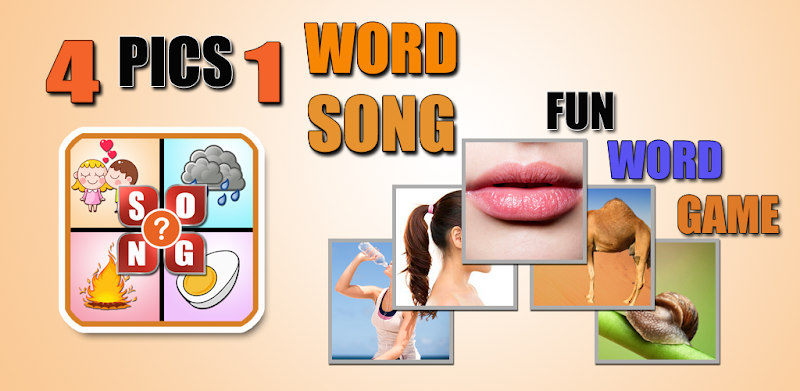 4 Pics 1 Word - 4 Pics 1 Song - Fun Word Guessing