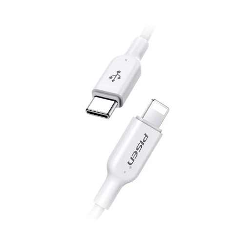 Cáp sạc PISEN QUICK - Mr White Lightning USB-C 1m, trắng-Global CL-PD-1000 (GLB)