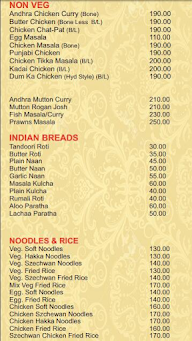 Curries & Pickles Multi Cuisine Restaurent menu 1