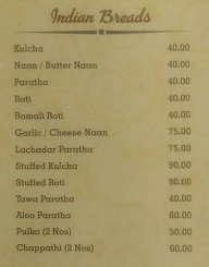 Chandra Hotel menu 3