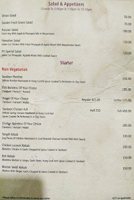 Pabitra Royal Regency menu 4