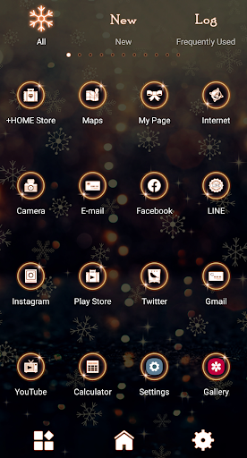 Screenshot Twinkling Snowflakes