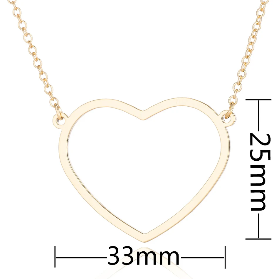 Collier chaîne de clavicule pour femme avec cœur pêche simple et élégant, accessoire parfait pour sublimer votre décolleté.