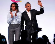 Former US president Barack Obama and his wife Michelle at the first Obama Foundation Summit in Chicago. File photo. 