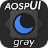 aospUI Gray, Substratum Dark theme+Samsung,Synergy 737 (P) (Pie)