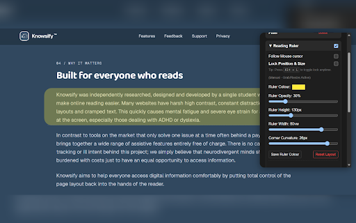 Knowsify Space Extension screenshot 3
