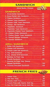 Hariyogi Live Food menu 1