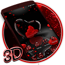 ダウンロード 3D Valentine Glass Tech Love Theme をインストールする 最新 APK ダウンローダ