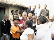 CROWD PLEASER: ANCYL president Julius Malema during his visit to Caster Semenya's home village at the weekend. Pic: Godfrey Mandiwana.  04/10/2009. © Unknown