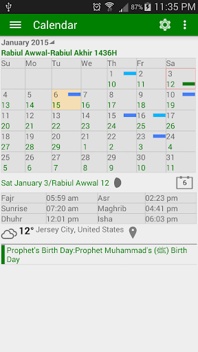 Islamic Prayer Time & Calendar