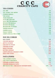 Chancity Cafe menu 2