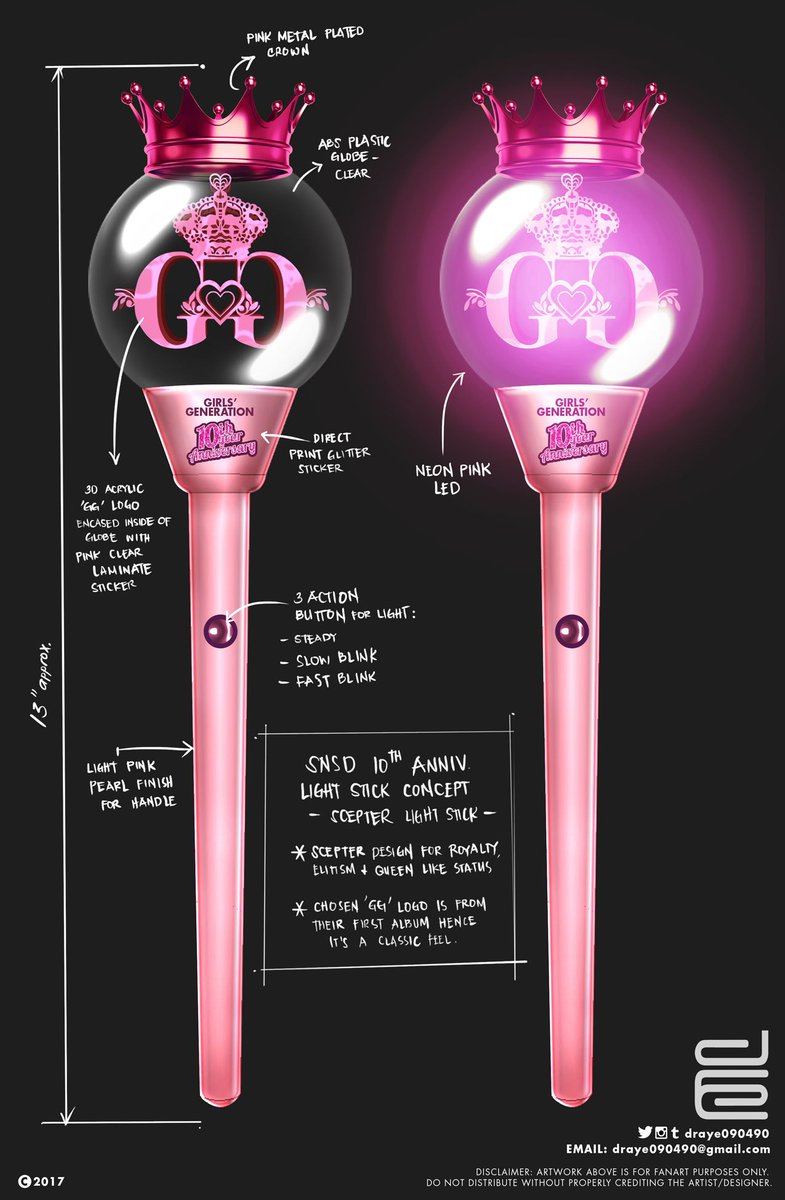 Download Everyone Wants This Fan's Design Of Taeyeon's Lightstick ...