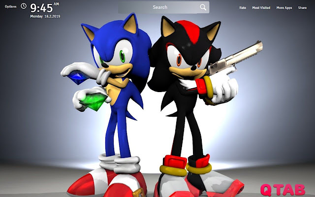 Sonic The Hedgehog Wallpapers Theme New Tab