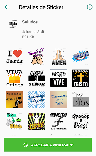 Screenshot Stickers Cristianos 4